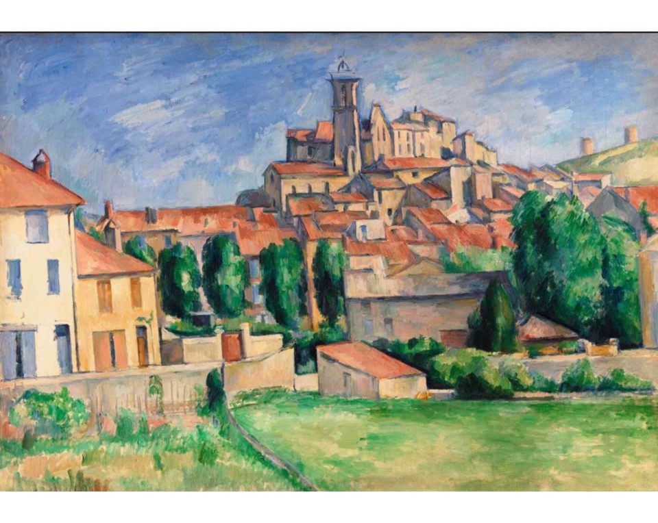 ΠΙΝΑΚΑΣ ΣΕ ΚΑΜΒΑ Paul Cézanne - Γκαρντάν, Οριζόντια Άποψη