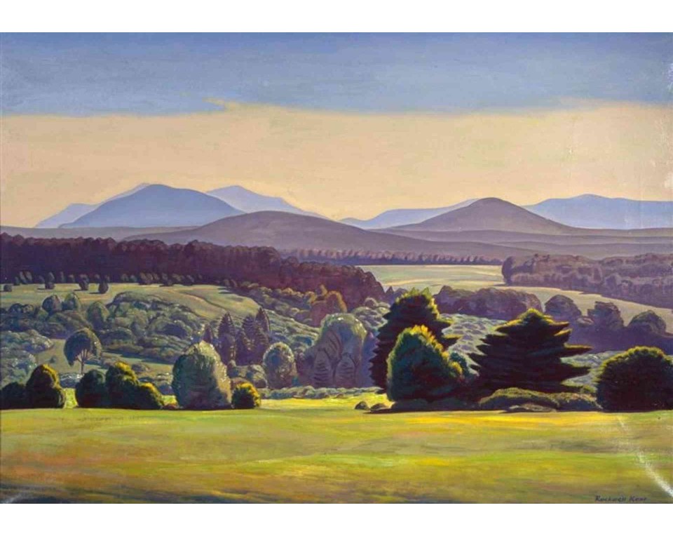 ΠΙΝΑΚΑΣ ΣΕ ΚΑΜΒΑ Rockwell Kent - Καλοκαιρινή Ημέρα. Άσγκαρντ