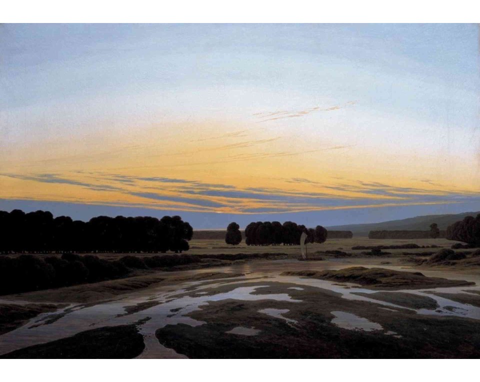 ΠΙΝΑΚΑΣ ΣΕ ΚΑΜΒΑ Caspar David Friedrich - Ο Μεγάλος Περίβολος