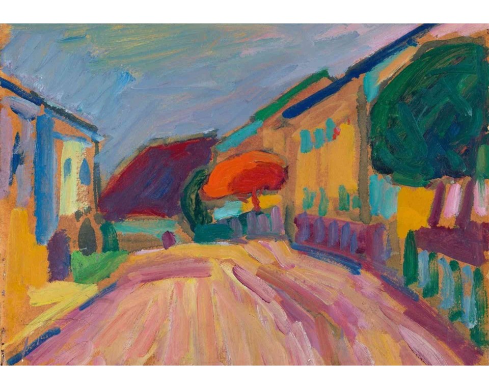 ΠΙΝΑΚΑΣ ΣΕ ΚΑΜΒΑ Alexej von Jawlensky - Σκίτσο από το Murnau