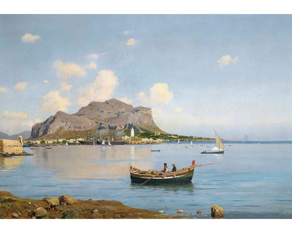 ΠΙΝΑΚΑΣ ΣΕ ΚΑΜΒΑ Francesco Lojacono - Όρος Πελεγκρίνο, Παλέρμο