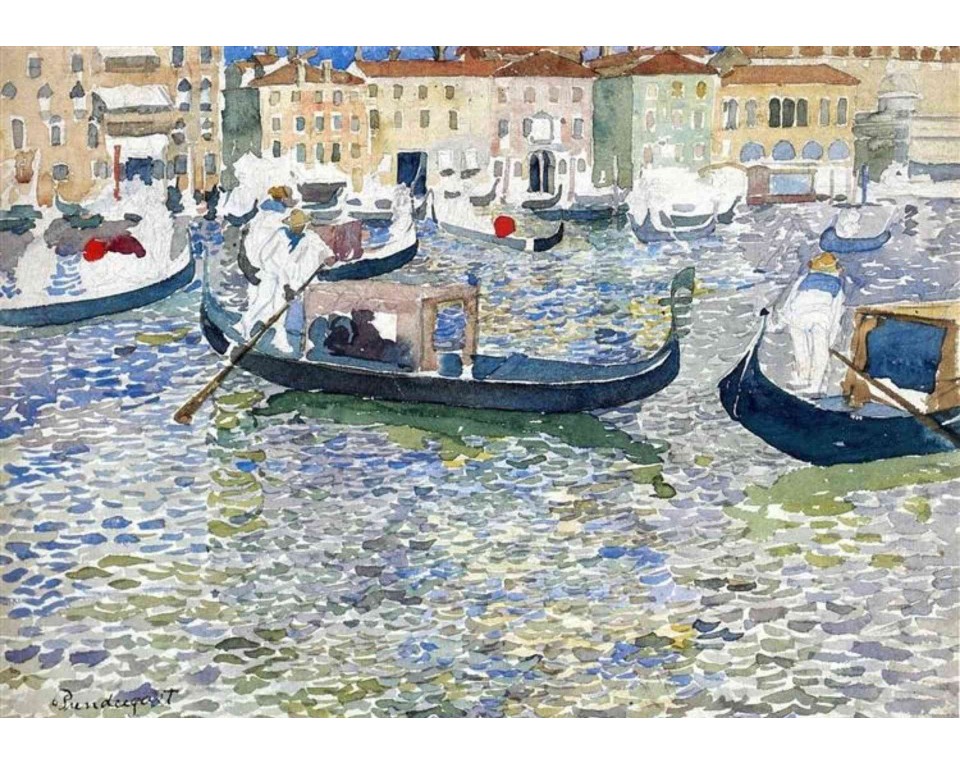 ΠΙΝΑΚΑΣ ΣΕ ΚΑΜΒΑ Maurice Prendergast - Μεγάλο Κανάλι, Βενετία