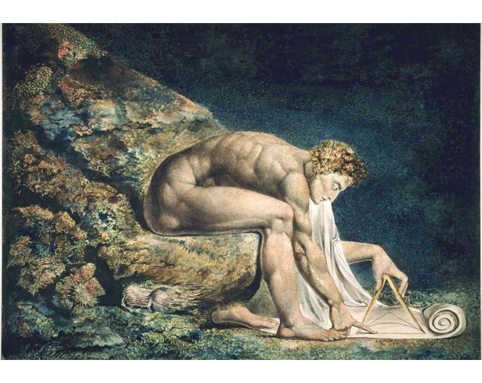 ΠΙΝΑΚΑΣ ΣΕ ΚΑΜΒΑ William Blake - Νεύτων