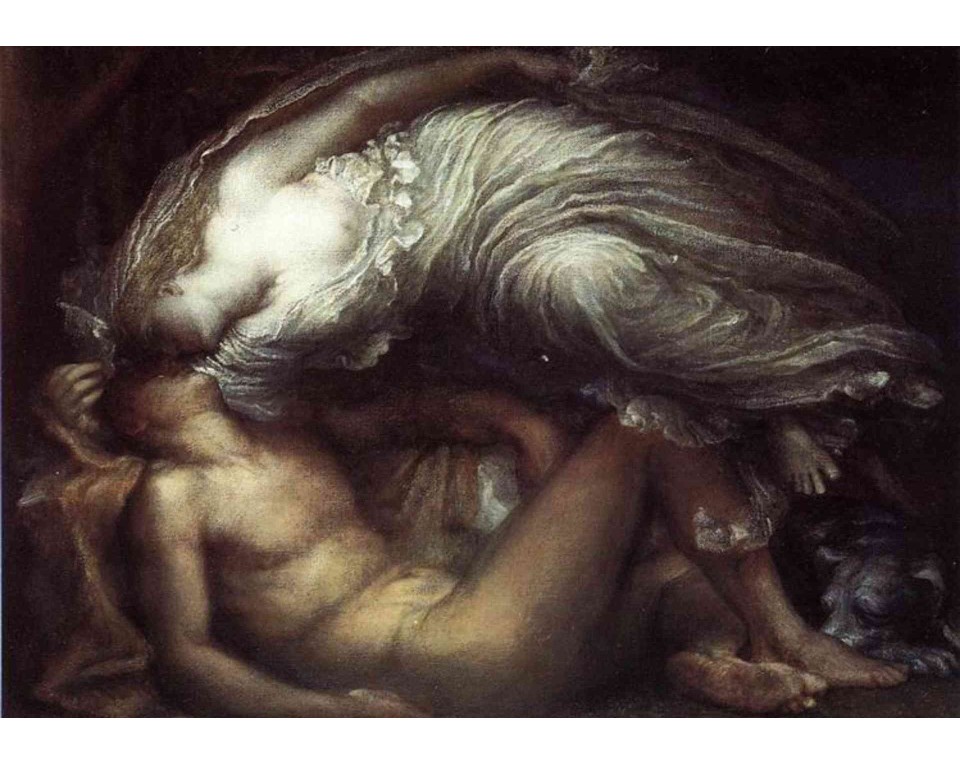 ΠΙΝΑΚΑΣ ΣΕ ΚΑΜΒΑ George Frederic Watts - Ενδυμίων