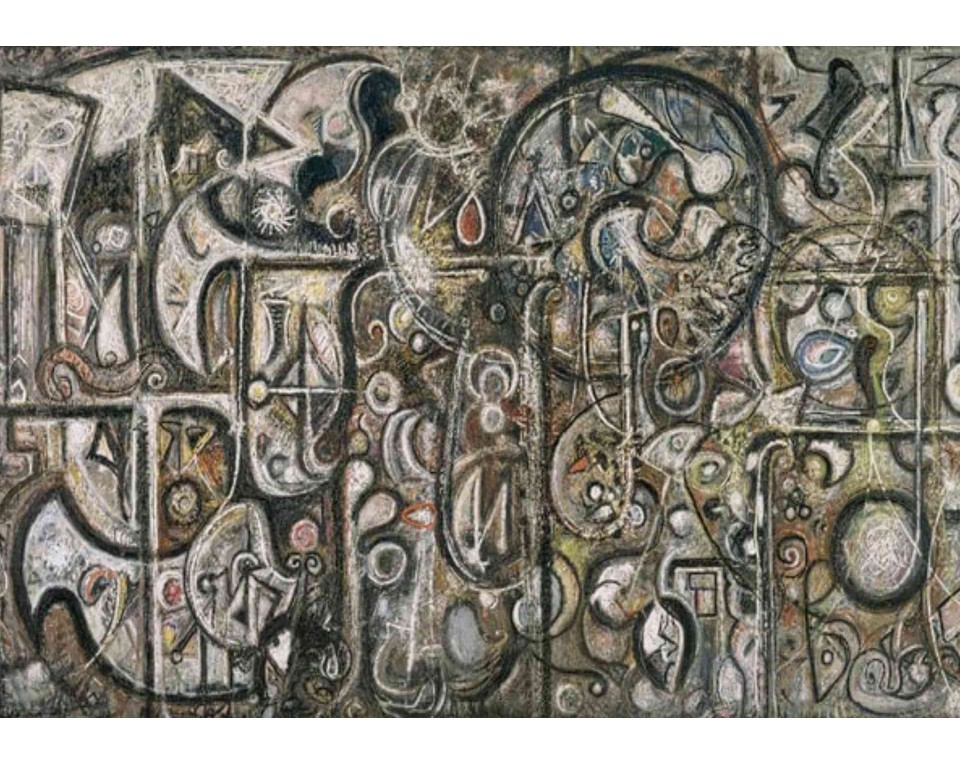 ΠΙΝΑΚΑΣ ΣΕ ΚΑΜΒΑ Richard Pousette-Dart - Συμφωνία Αρ. 1, Το Υπερβατικό