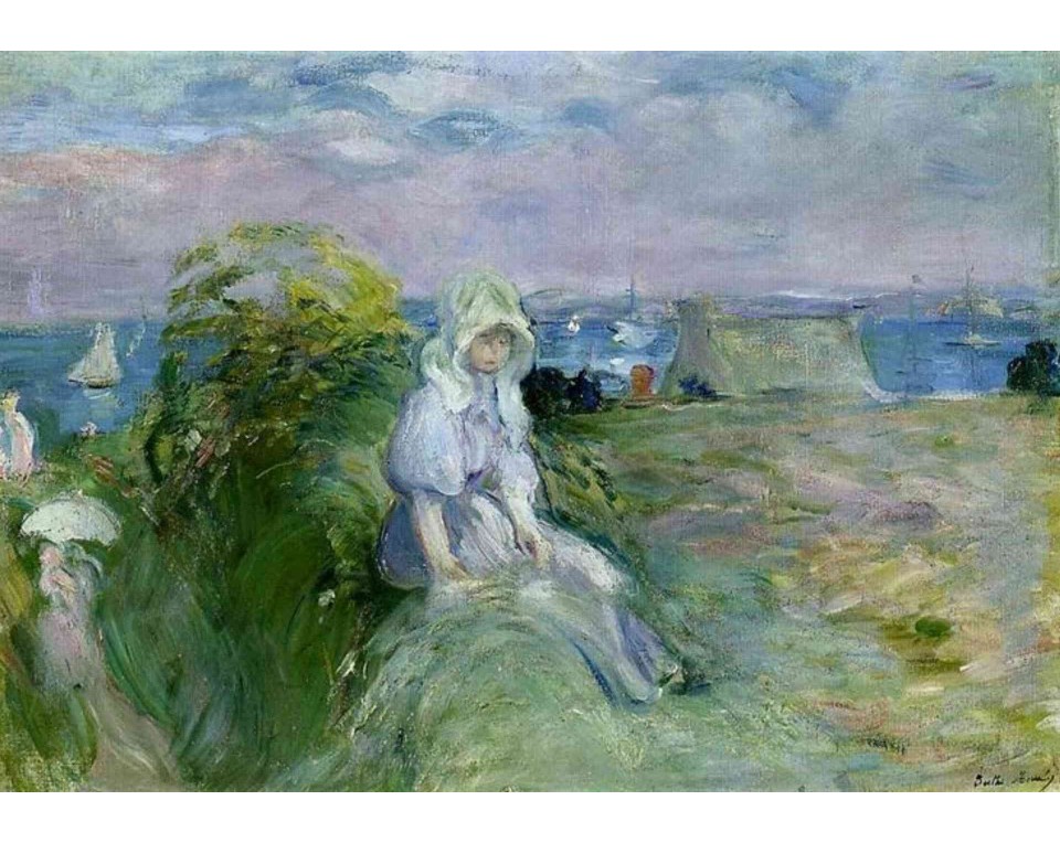 ΠΙΝΑΚΑΣ ΣΕ ΚΑΜΒΑ Berthe Morisot - Στον Γκρεμό στο Portrieux