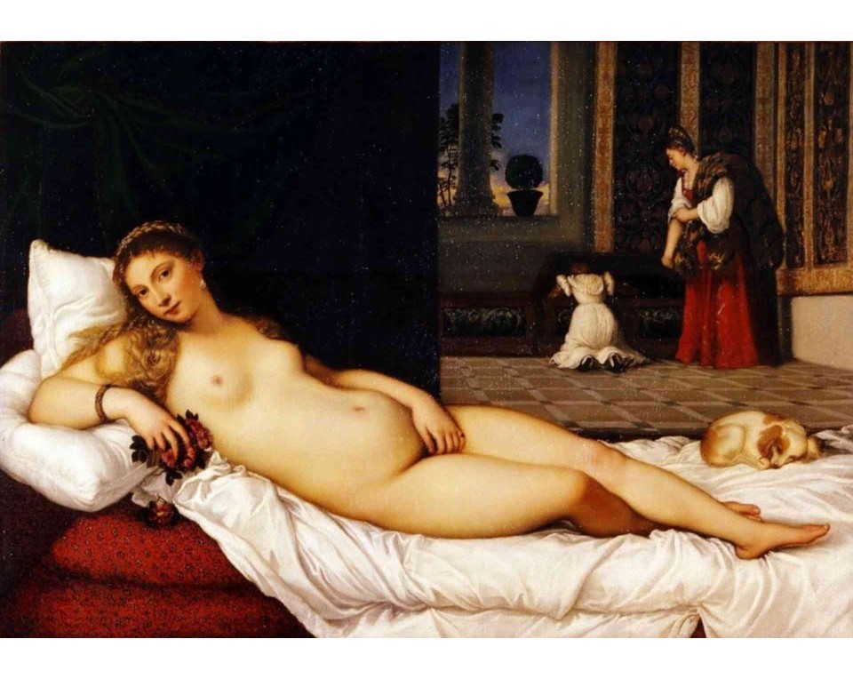 ΠΙΝΑΚΑΣ ΣΕ ΚΑΜΒΑ Titian - Η Αφροδίτη του Ουρμπίνο