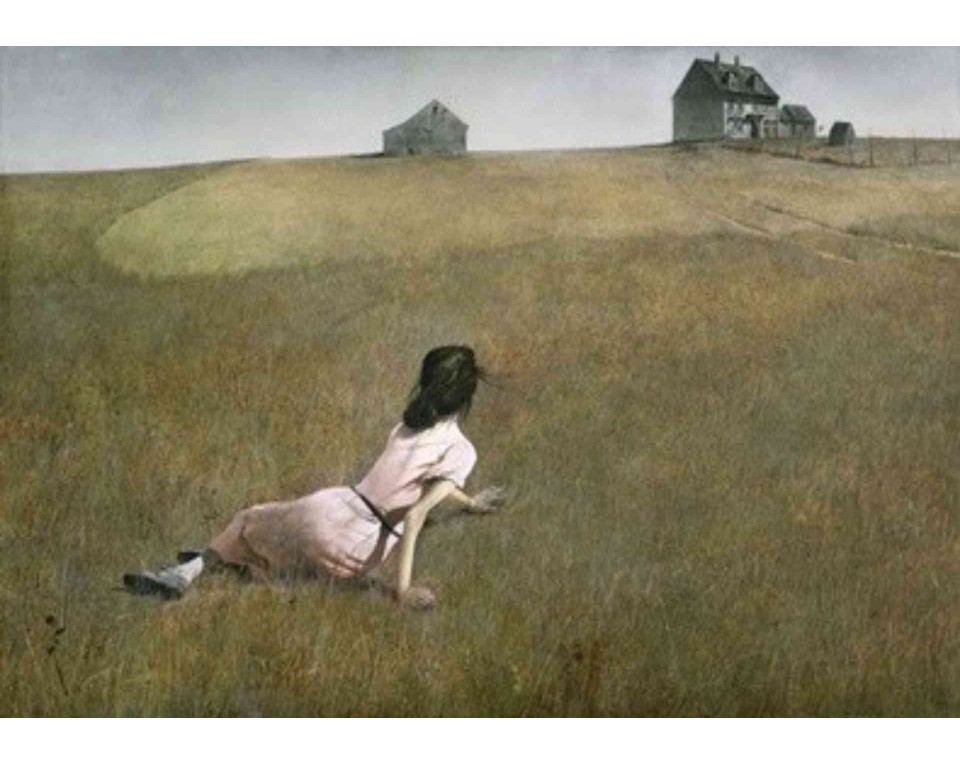 ΠΙΝΑΚΑΣ ΣΕ ΚΑΜΒΑ Andrew Wyeth - Ο Κόσμος της Χριστίνας