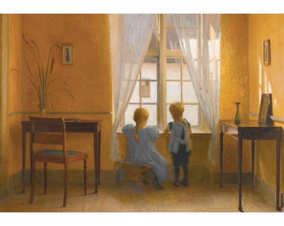 ΠΙΝΑΚΑΣ ΣΕ ΚΑΜΒΑ Peter Vilhelm Ilsted - Στο Παράθυρο
