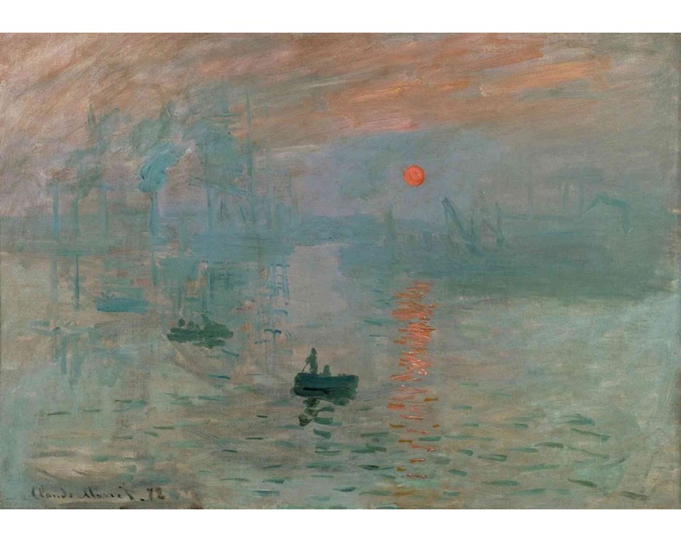 ΠΙΝΑΚΑΣ ΣΕ ΚΑΜΒΑ Claude Monet - Εντύπωση, Ανατολή