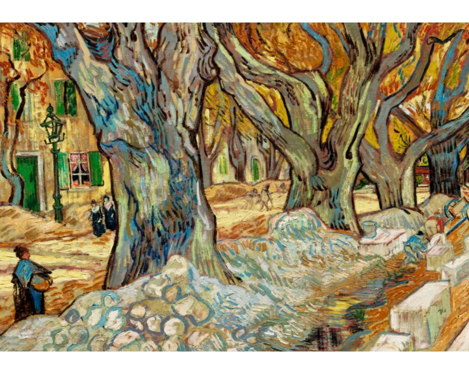 ΠΙΝΑΚΑΣ ΣΕ ΚΑΜΒΑ Vincent van Gogh - Οι Μεγάλοι Πλάτανοι