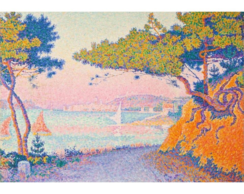ΠΙΝΑΚΑΣ ΣΕ ΚΑΜΒΑ Paul Signac - Golfe-Juan