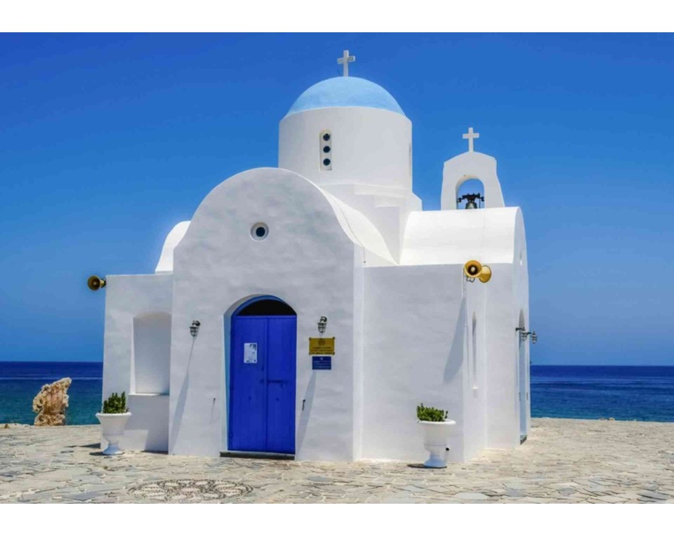 ΠΙΝΑΚΑΣ ΣΕ ΚΑΜΒΑ Λευκή Εκκλησία στο Αιγαίο