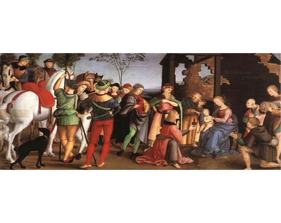 ΠΙΝΑΚΑΣ ΣΕ ΚΑΜΒΑ Raphael - Η Προσκύνηση των Μάγων
