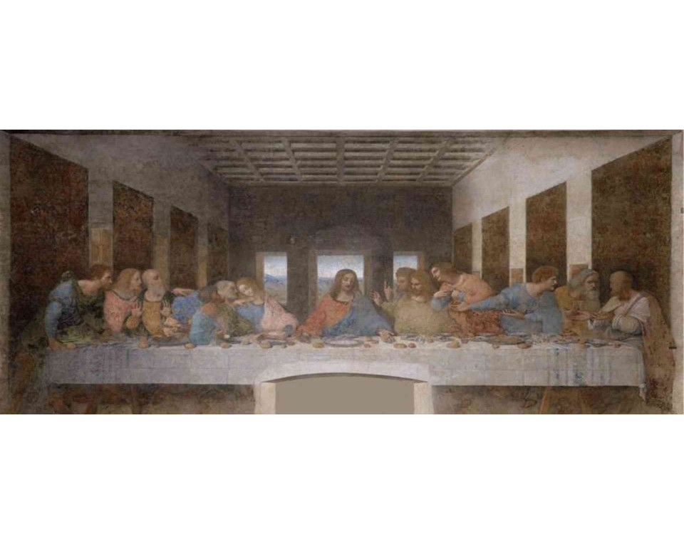 ΠΙΝΑΚΑΣ ΣΕ ΚΑΜΒΑ Leonardo da Vinci - Ο Μυστικός Δείπνος