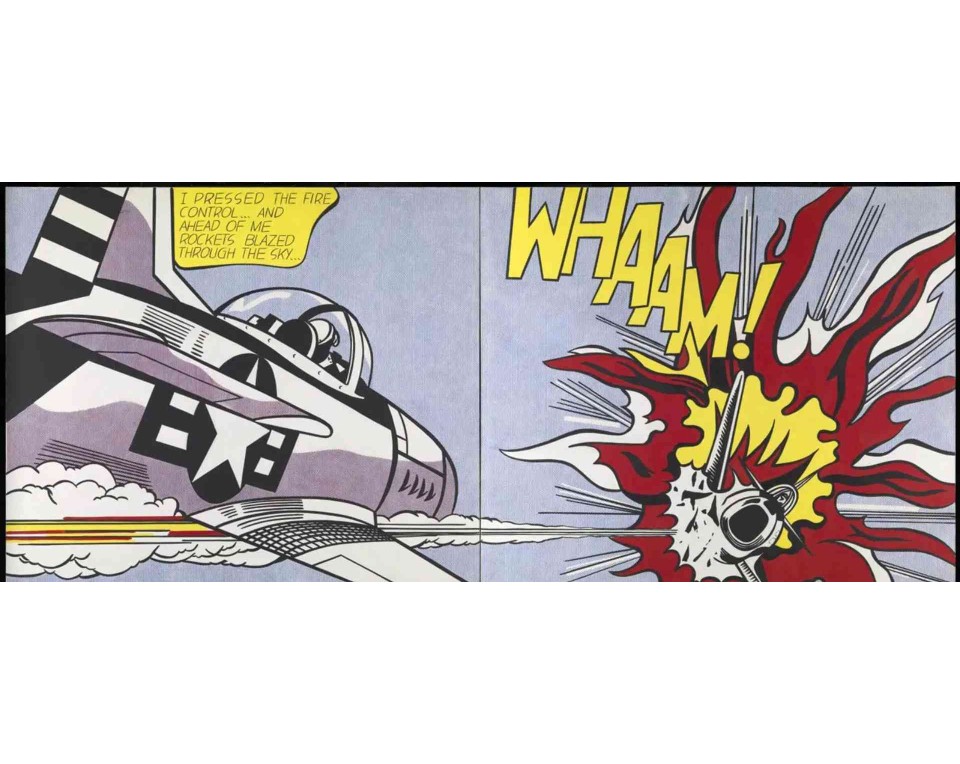 ΠΙΝΑΚΑΣ ΣΕ ΚΑΜΒΑ Roy Lichtenstein - Whaam!