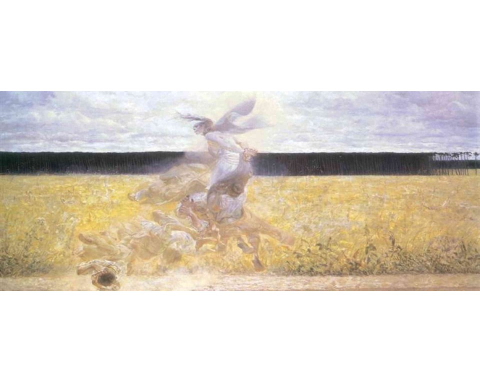 ΠΙΝΑΚΑΣ ΣΕ ΚΑΜΒΑ Jacek Malczewski - Στην Ομίχλη