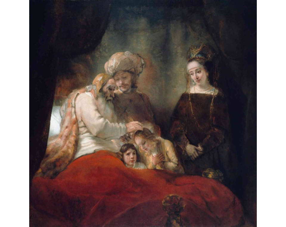 ΠΙΝΑΚΑΣ ΣΕ ΚΑΜΒΑ Rembrandt van Rijn - Ο Ιακώβ Ευλογεί τους Γιους του Ιωσήφ