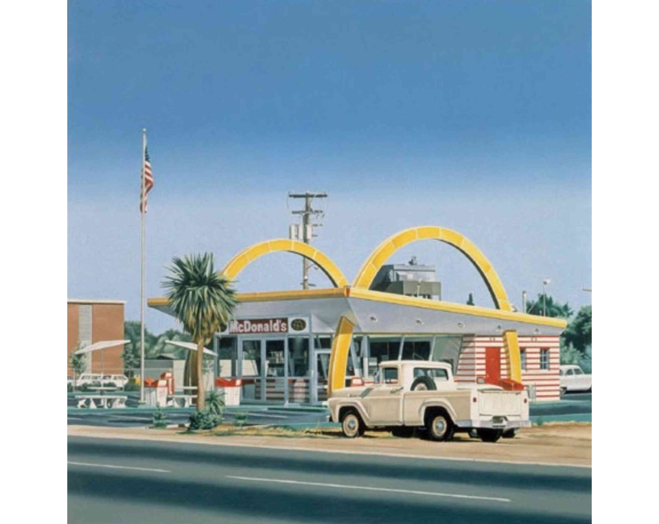 ΠΙΝΑΚΑΣ ΣΕ ΚΑΜΒΑ Ralph Goings - McDonald's Pickup