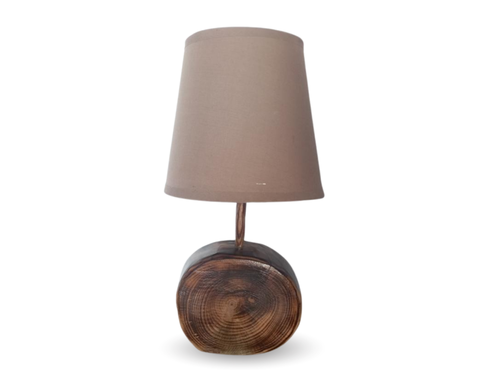 Χειροποίητο Ξύλινο Φωτιστικό