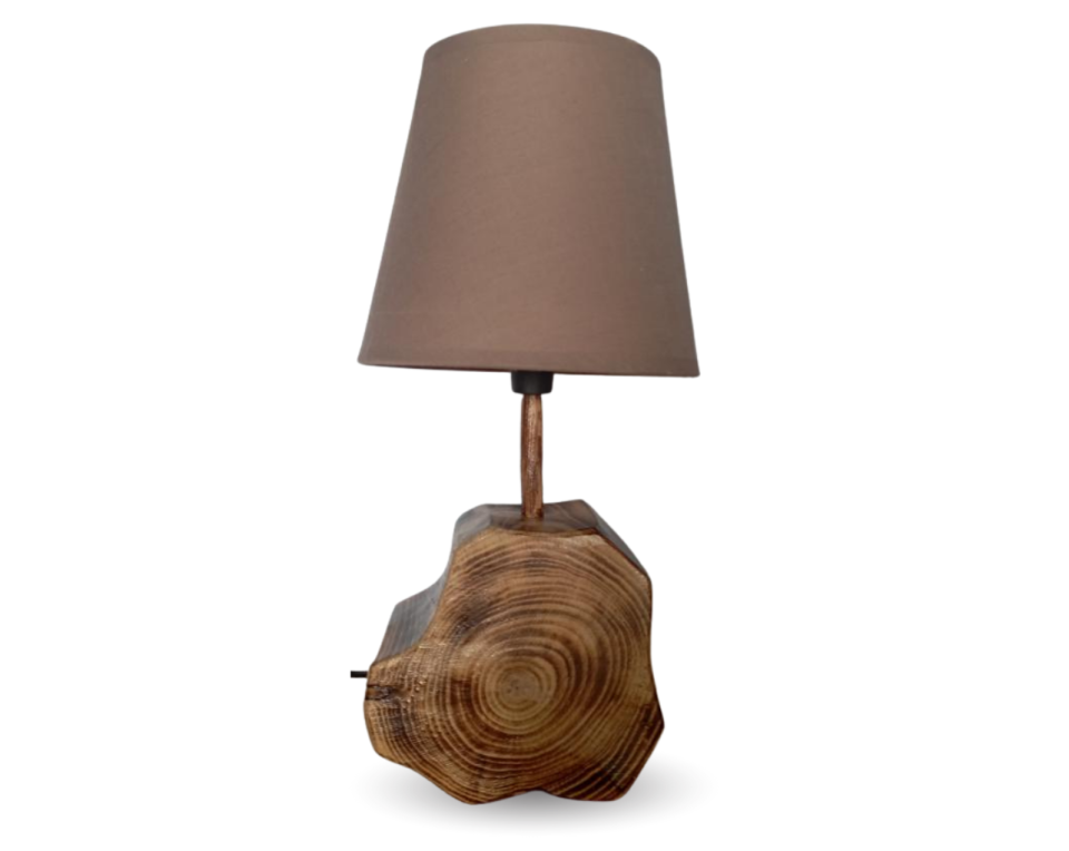 Χειροποίητο Ξύλινο Φωτιστικό