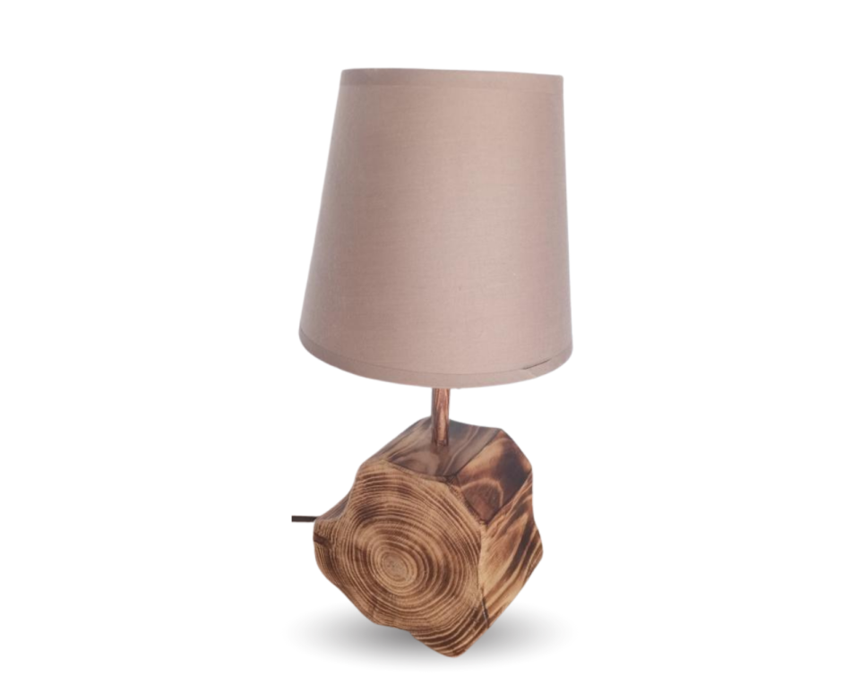 Χειροποίητο Ξύλινο Φωτιστικό