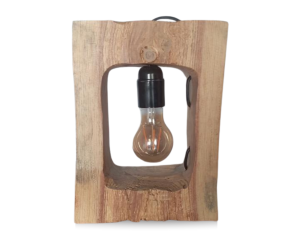Χειροποίητο Ξύλινο Φωτιστικό