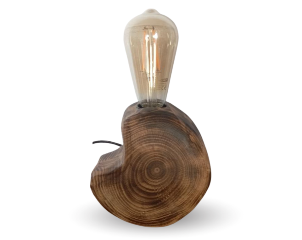 Χειροποίητο Ξύλινο Φωτιστικό