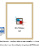 Κορνίζα ξύλινη 2εκ χρυσή με τζάμι για φωτογραφίες 29.7Χ42εκ(A3)