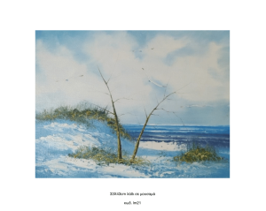 Τοπίο με θάλασσα, Λάδι σε μουσαμά τελαρωμένο 33Χ43cm