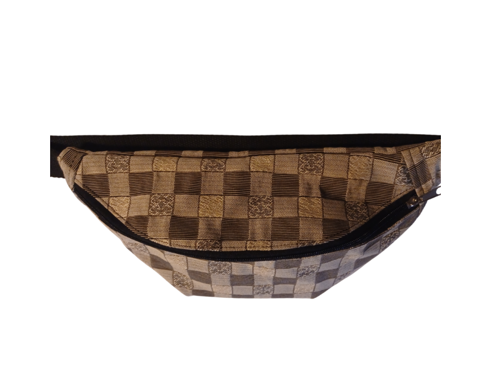 Τσάντα μέσης υφασμάτινη χειροποίητη 