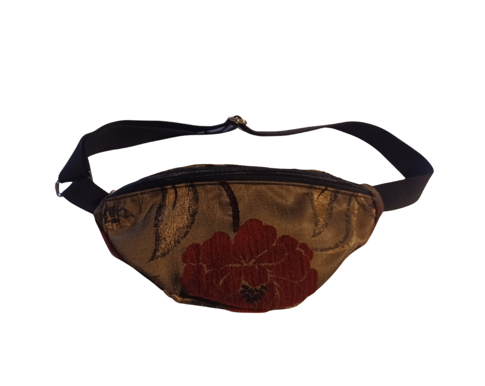 Τσάντα μέσης υφασμάτινη χειροποίητη 