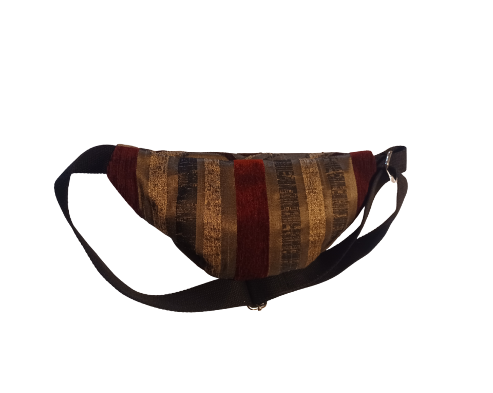 Τσάντα μέσης υφασμάτινη χειροποίητη 