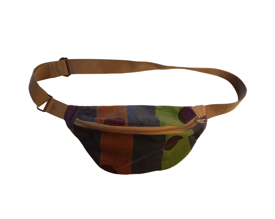 Τσάντα μέσης υφασμάτινη χειροποίητη 