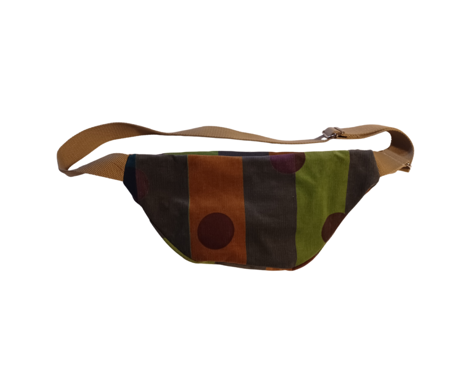 Τσάντα μέσης υφασμάτινη χειροποίητη 