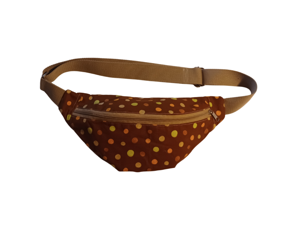 Τσάντα μέσης υφασμάτινη χειροποίητη 