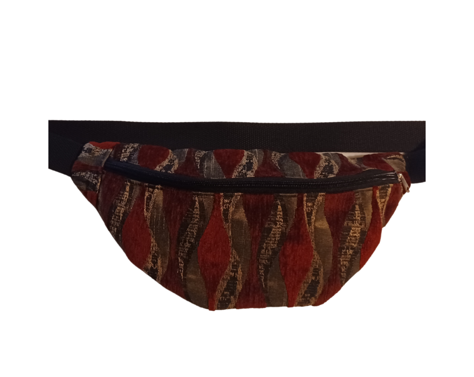 Τσάντα μέσης υφασμάτινη χειροποίητη 