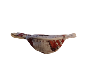 Τσάντα μέσης υφασμάτινη χειροποίητη 