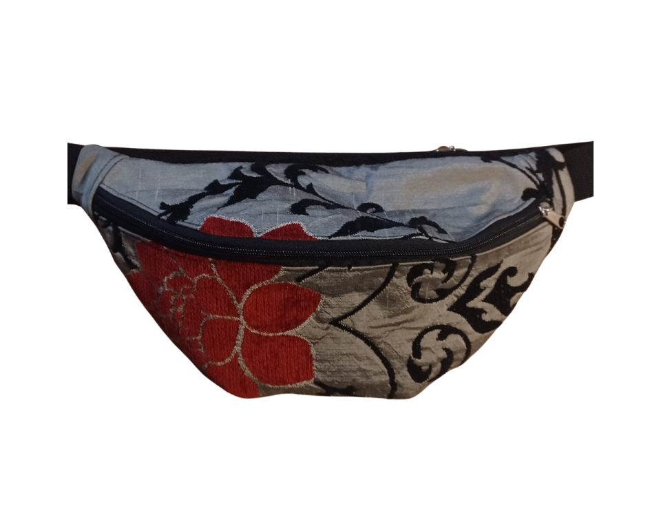 Τσάντα μέσης υφασμάτινη χειροποίητη 