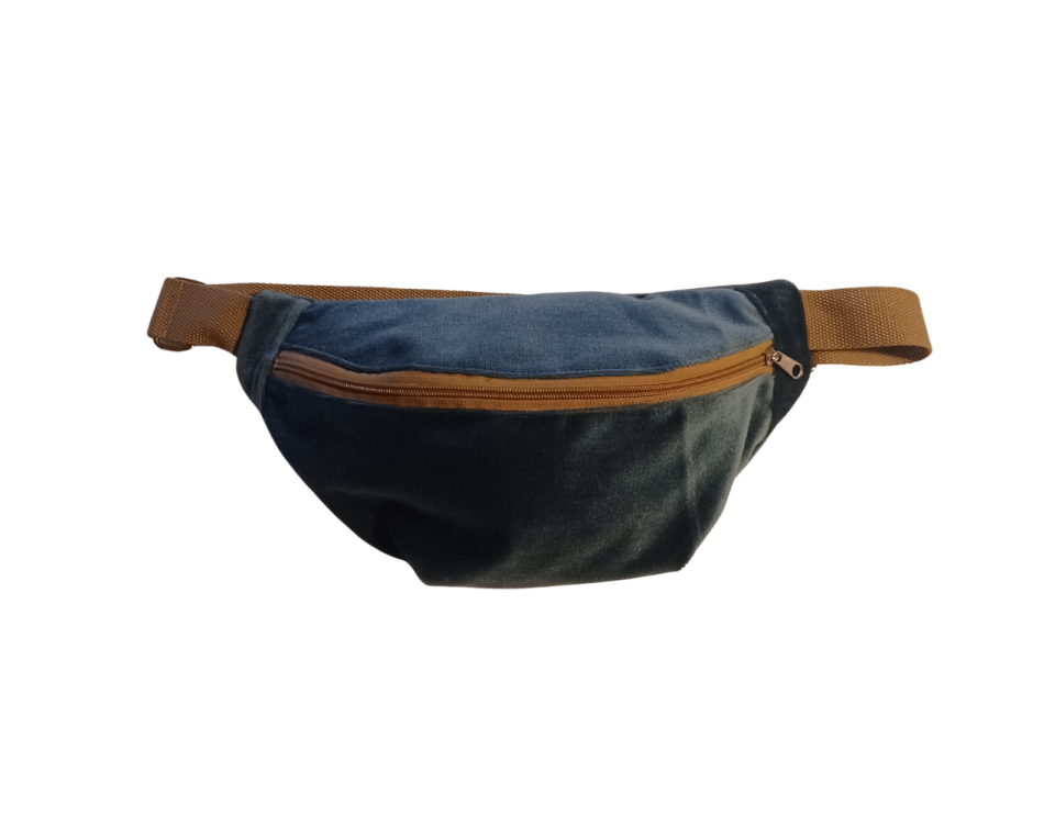 Τσάντα μέσης υφασμάτινη χειροποίητη 