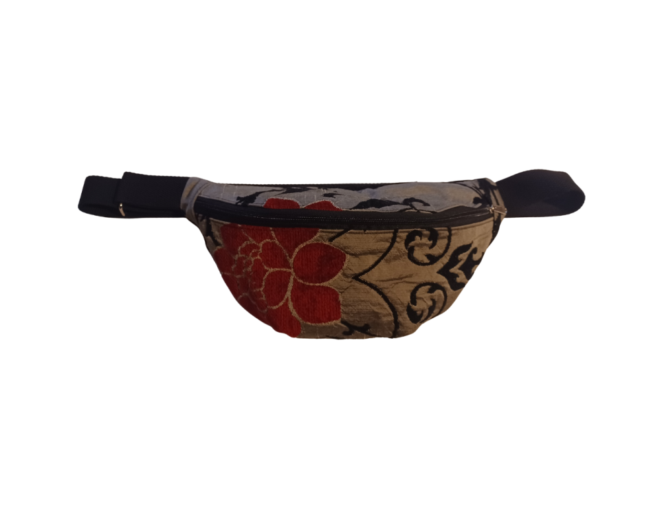 Τσάντα μέσης υφασμάτινη χειροποίητη 