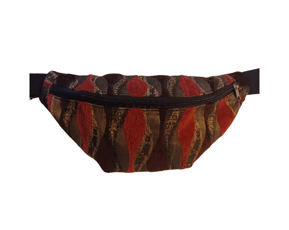 Τσάντα μέσης υφασμάτινη χειροποίητη 