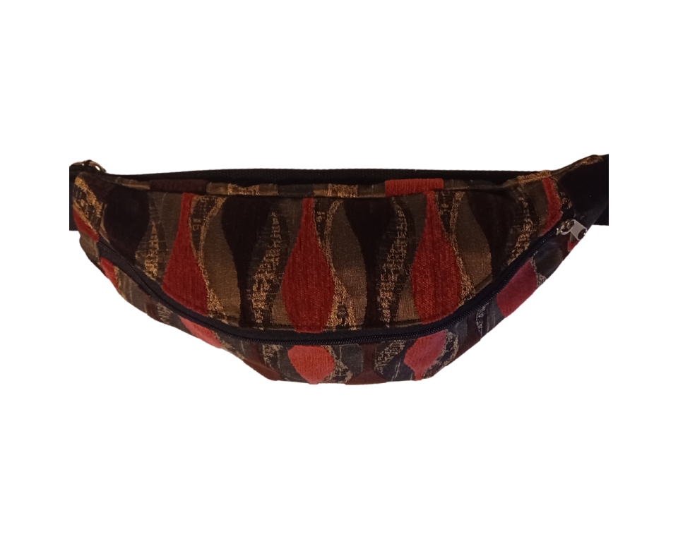 Τσάντα μέσης υφασμάτινη χειροποίητη 