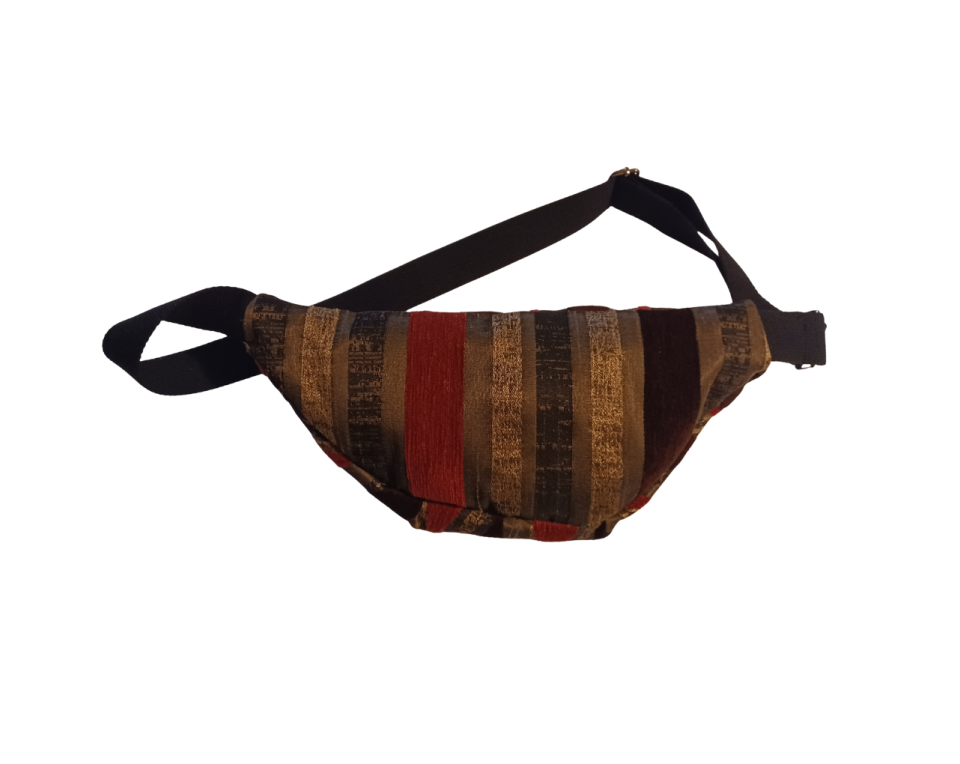 Τσάντα μέσης υφασμάτινη χειροποίητη 