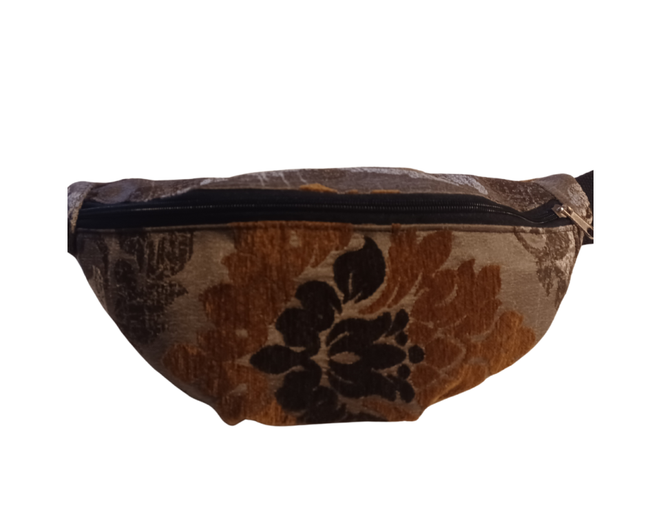 Τσάντα μέσης υφασμάτινη χειροποίητη 