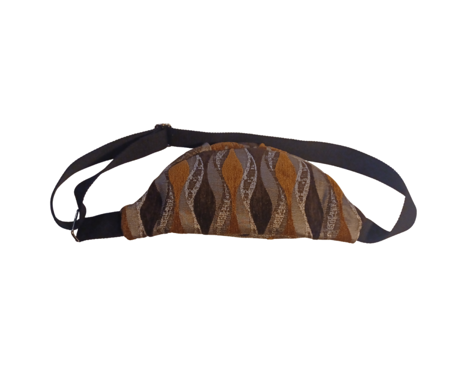 Τσάντα μέσης υφασμάτινη χειροποίητη 