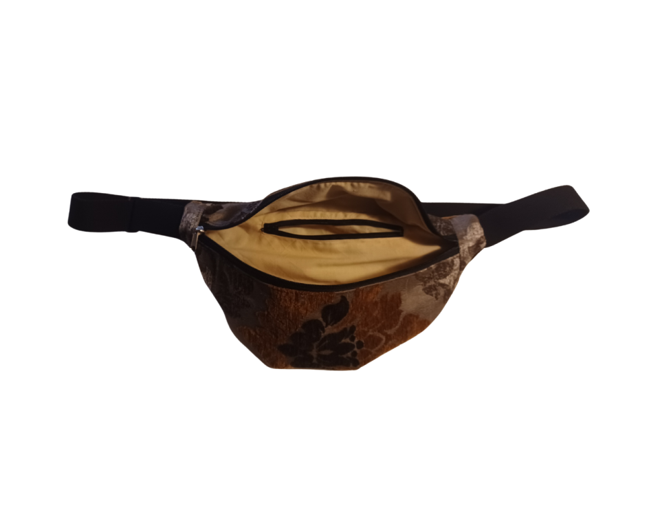 Τσάντα μέσης υφασμάτινη χειροποίητη 