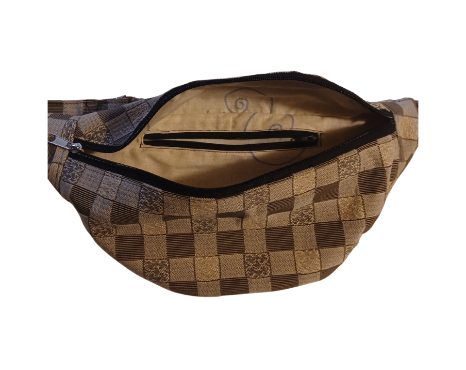 Τσάντα μέσης υφασμάτινη χειροποίητη 