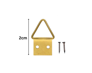 Τρίγωνα γαντζάκια κάδρων 5τμχ