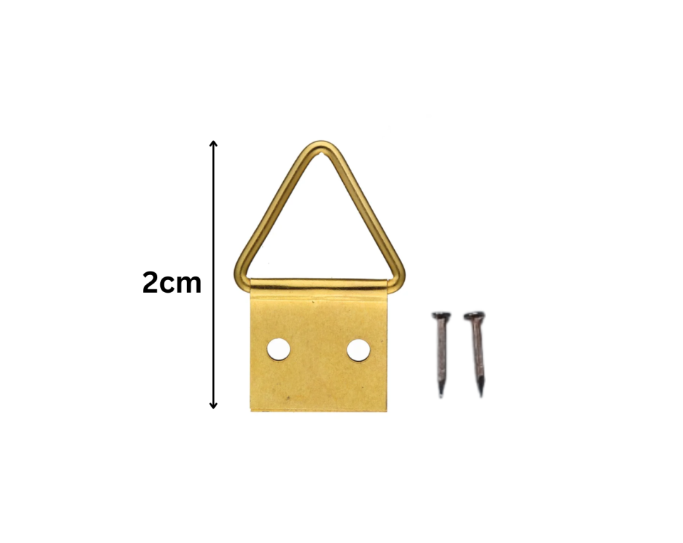 Τρίγωνα γαντζάκια κάδρων 5τμχ
